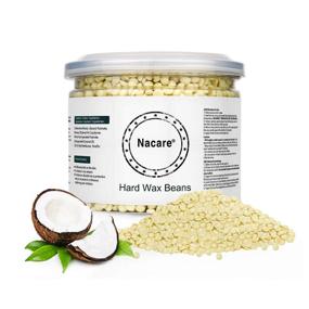 img 4 attached to 🥥 Nacare Coconut Oil Hard Wax Beads: All Purpose Painless Hair Removal for Men and Women - 300G