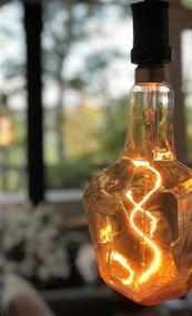 img 1 attached to 🌞 Bulbrite 776320 Amber Light Bulb: Illuminate Your Space with a Warm Glow