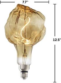 img 3 attached to 🌞 Bulbrite 776320 Amber Light Bulb: Illuminate Your Space with a Warm Glow