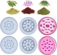 🌿 goddess aalto 2 pairs resin spice grinder mold: herb & spice grinder silicone mold for diy casting, epoxy mold for candle wax, soap making, baking tools, and more logo