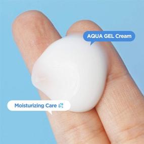 img 2 attached to 💧 ISNTREE Hyaluronic Acid Aqua Gel Moisturizer - Deeply Hydrating Face Cream with 4 Hyaluronic Acid, Nourishing and Protecting Dry & Sensitive Skin - 2.71 fl. oz.