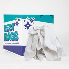 img 2 attached to 🧺 Premium White Terry Towel Rags (5 lbs. Box) by Arkwright - Bulk Multipurpose Cleaning Solutions for Shops, Garages, Restaurants, Bars, and Home Use