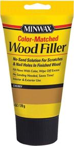 img 4 attached to 🔴 Minwax 448500000 Color-Matched Filler Wood Putty: 6 oz Cherry - Perfect Wood Repair Solution!