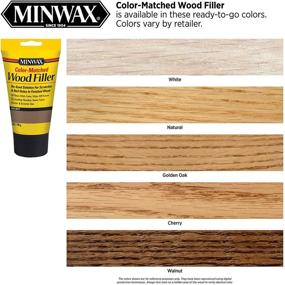 img 2 attached to 🔴 Minwax 448500000 Color-Matched Filler Wood Putty: 6 oz Cherry - Perfect Wood Repair Solution!