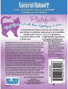 img 2 attached to 🐈 Natural Balance Platefulls Grain-Free Cat Food, Premium Adult, Protein Choices: Salmon, Tuna, Cod, Chicken, or Turkey, in Gravy - 3oz Pouches (Pack of 24)