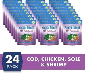 img 3 attached to 🐈 Natural Balance Platefulls Grain-Free Cat Food, Premium Adult, Protein Choices: Salmon, Tuna, Cod, Chicken, or Turkey, in Gravy - 3oz Pouches (Pack of 24)