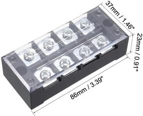 img 2 attached to 🔌 Enhanced Uxcell TB 4504L Barrier Terminal Positioning