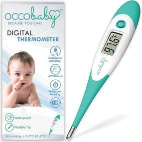 img 4 attached to 🌡️ OCCObaby Clinical Digital Baby Thermometer - Fast & Accurate Fever Read for Infants & Toddlers - Flexible Tip, Waterproof Design - Rectal & Oral Use