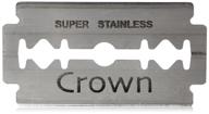 crown stainless double safety blades shave & hair removal logo