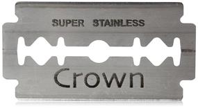 img 1 attached to CROWN Stainless Double Safety Blades Shave & Hair Removal