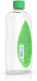 img 2 attached to Johnson's Baby Oil with Aloe Vera & Vitamin E: Hydrating Formula, 20 Fl Oz (Pack of 3)