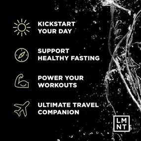 img 1 attached to LMNT Keto Electrolyte Powder Packets: Paleo Hydration with No 🍊 Sugar or Artificial Ingredients - Citrus Salt Flavor, 30 Stick Packs