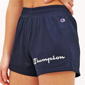 img 1 attached to Champion Girls Heritage Foldover Mesh Running Basketball Short: 2.75 Inch Inseam - Shop Now!