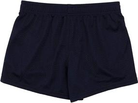 img 3 attached to Champion Girls Heritage Foldover Mesh Running Basketball Short: 2.75 Inch Inseam - Shop Now!