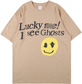 img 4 attached to 👻 Arnodefrance Ghosts Trendy Heavyweight T-Shirts: Stylish Men's Fashion Staple
