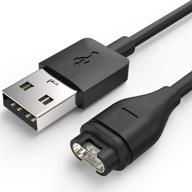 🔌 usb data sync charging cable - black for garmin vivoactive 3/4/4s/venu/fenix 5/5 plus/5s/5s plus/5x/5x plus/6/6s/6x/6 pro/6s pro/6x pro/forerunner 745/instinct/quatix 5: compatible charger логотип