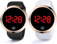 weicam silicone digital wristwatches screen logo