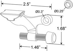 img 1 attached to Hinged Door 🚪 Stop - Prime-Line MP10855-1 Model