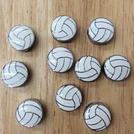 pepperlonely brand volleyball slider charms logo