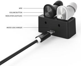 img 1 attached to Беспроводные наушники Bassbeat, устойчивые к поту, с Bluetooth