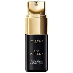 img 4 attached to 👁️Крем для подглазного ухода против старения L'Oreal Paris Age Perfect, уменьшает темные круги и отеки, обогащенный витамином E и антиоксидантами, протестирован дерматологами, идеально подходит для чувствительной кожи, не содержит парабенов, 0,5 жидк. унц.