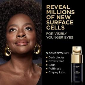 img 2 attached to 👁️Крем для подглазного ухода против старения L'Oreal Paris Age Perfect, уменьшает темные круги и отеки, обогащенный витамином E и антиоксидантами, протестирован дерматологами, идеально подходит для чувствительной кожи, не содержит парабенов, 0,5 жидк. унц.