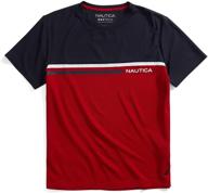 👕 nautica men's navtech colorblock large apparel for t-shirts & tanks - boost your seo! logo