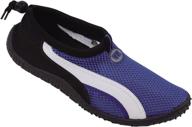 men's starbay athletic water shoes in white with striped design logo