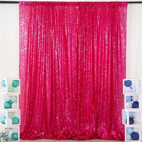 img 3 attached to 📸 Sparkly Fuchsia Sequin Photo Backdrop – 4FTx6FT | Perfect for Photo Booths, Photography, DIY Photobooths, Weddings, Grad Parties, Birthdays | Sparkle Backdrop
