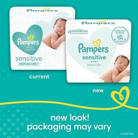 img 3 attached to Pampers Sensitive Baby Wipes, Hypoallergenic & Unscented, 8 Refill Packs (Tub Not Included), 72 Wipes Each, Pack of 8 (Packaging May Vary)