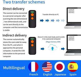 img 1 attached to 📱 Bluetooth беспроводной сканер штрих-кода - портативный QR-сканер Symcode для Windows, Android, iOS и Mac - возможность считывать коды на экране