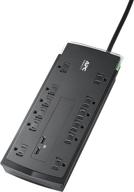 💡 apc p12u2 surge protector power strip with usb ports - 4320 joule 12 outlet surge protector логотип