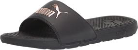 img 4 attached to 👟 PUMA Women's Slide Sandal: Sleek Black Rose Design for Fashion-Forward Shoes and Athletic Performance