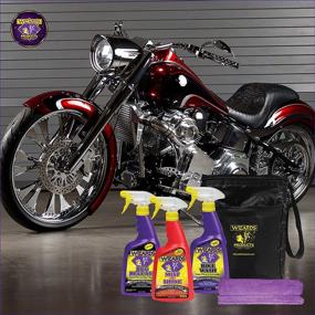 img 3 attached to 🧪 WIZARDS - Motorcycle Quick Kit Cleaner, Detailer, Bug Remover + Fiber Cloth & Bag - Enhanced SEO