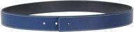 👖 h full grain leather belt, 32mm width logo