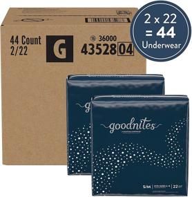 img 3 attached to Goodnites Boys Bedwetting Underwear, S/M Size, 44 Count - Discreet Solution