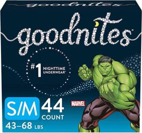 img 4 attached to Goodnites Boys Bedwetting Underwear, S/M Size, 44 Count - Discreet Solution