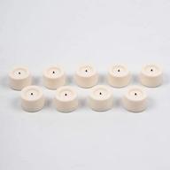 🕯️ candle impressions flameless tealight candles set of 9 cream unscented 3/4 inch height логотип