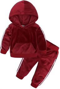 img 4 attached to 👕 Little Outfits Hooded Pullover Boys' Clothing Sets by MYGBCPJS