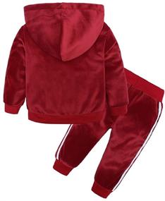 img 3 attached to 👕 Little Outfits Hooded Pullover Boys' Clothing Sets by MYGBCPJS