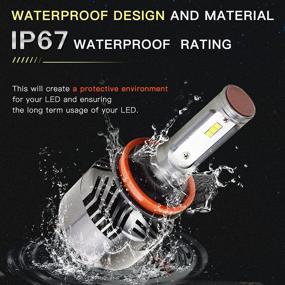 img 1 attached to Комплект переделки лампочек для фар Innovited LED - 9006 HB4-7,200 люмен, 60 ватт, 6000K холодный белый, технология CREE