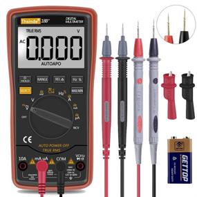 img 4 attached to TRMS 6000 Auto Ranging Digital Multimeter: Battery Powered, Alligator Clips, AC/DC Voltage, Amp/Ohm/Volt Multi Tester