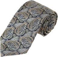 eagb0137 black patterned microfiber epoint boys' accessories : neckties logo