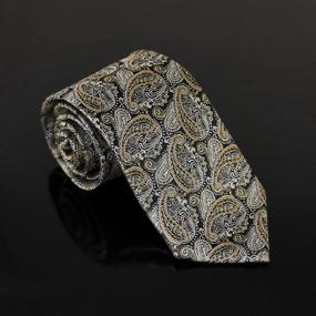 img 2 attached to EAGB0137 Black Patterned Microfiber Epoint Boys' Accessories : Neckties