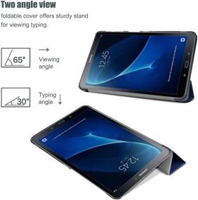 img 1 attached to 📱 Navy Blue ProCase Galaxy Tab A 10.1 with S Pen Case SM-P580 2016 - Slim Smart Cover Stand Folio Case for Galaxy Tab A 10.1 Inch Tablet S Pen P580 2016