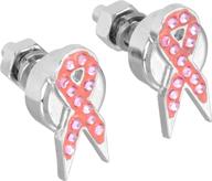 🎗️ pink ribbon license plate fastener: bell automotive 22-1-46458-8, multi, one size - secure your style! logo
