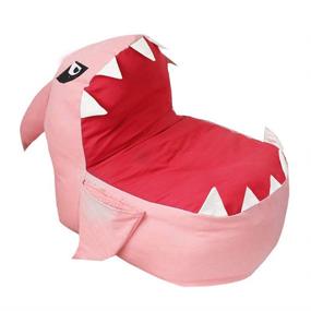 img 4 attached to 🦈 Kids' Home Store: Shark Stuffed Animal Storage Chair for Optimal Organization