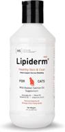 lipiderm liquid skin and coat supplement for cats by international veterinary sciences ivs - 8 fl. oz. logo