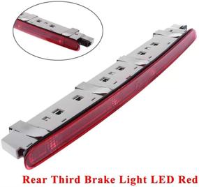 img 2 attached to Red LED Rear Third Brake Light for Mercedes-Benz C-Class W203 (2000-2007) P/N: 2038201456, 2038200156