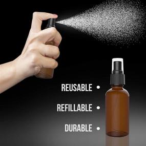 img 2 attached to 💧 Amber Spray Bottles 2Oz: Ultimate Packaging Solution for Essential Oils and DIY Sprays